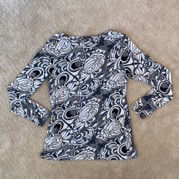 Mossimo Long Sleeve Scoop Neck Top, Size Large - Picture 7 of 9